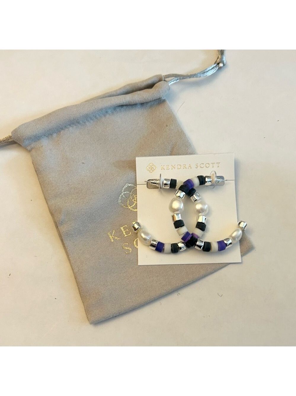 Kendra Scott Hoop Earrings NWT - Picture 7 of 8